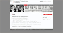 Desktop Screenshot of language-professionals.com